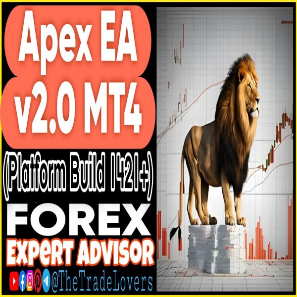 Apex EA v2.0 MT4 (Works on Build 1421+) | Forex Robot | MT4 Expert Advisor - The Trade Lovers