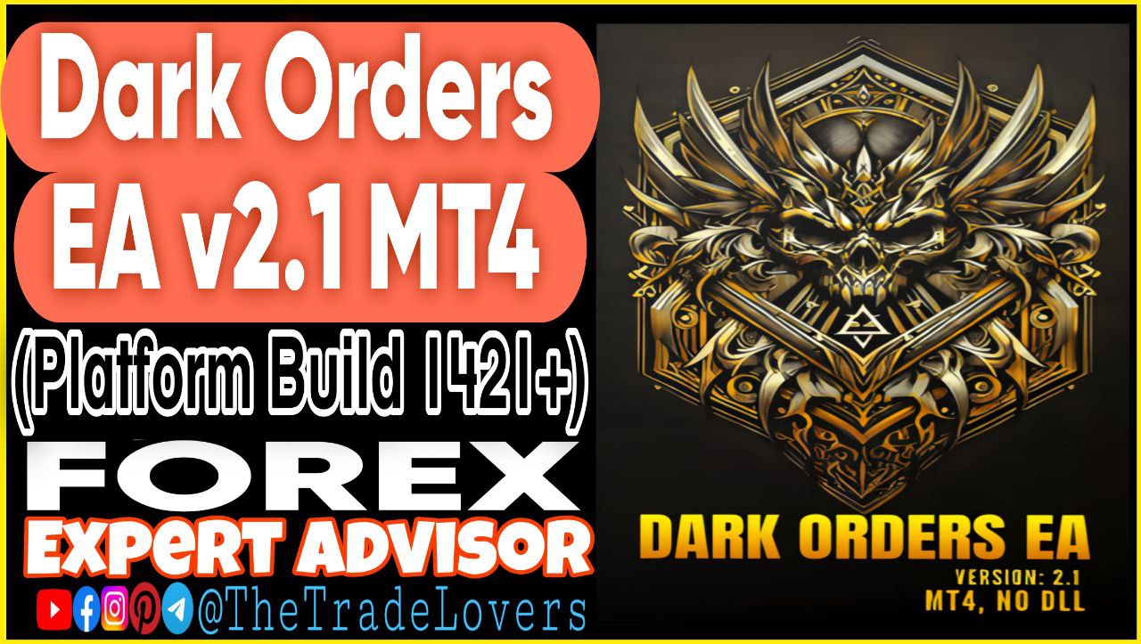 Dark Orders EA V2.1 MT4 (Works on Build 1421 ) | Forex Robot | MT4 Expert Advisor - Payhip