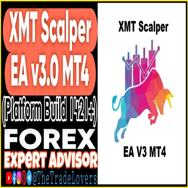 XMT Scalper EA V3.0 MT4 (Works on Build 1421+) | Forex Robot | MT4 Expert Advisor - The Trade Lovers