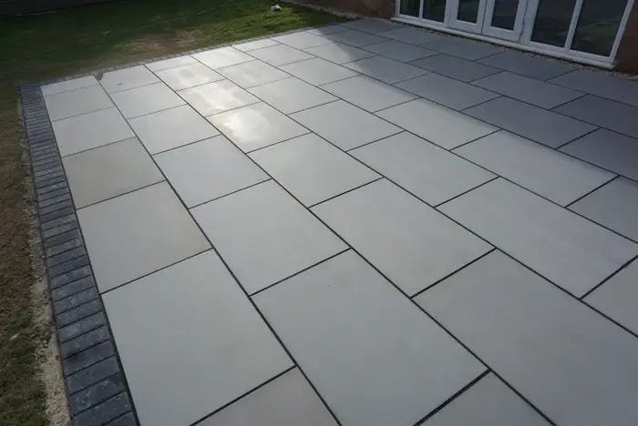 Elegant Kandla Grey Sawn Smooth Honed Sandstone for Outdoor Spaces