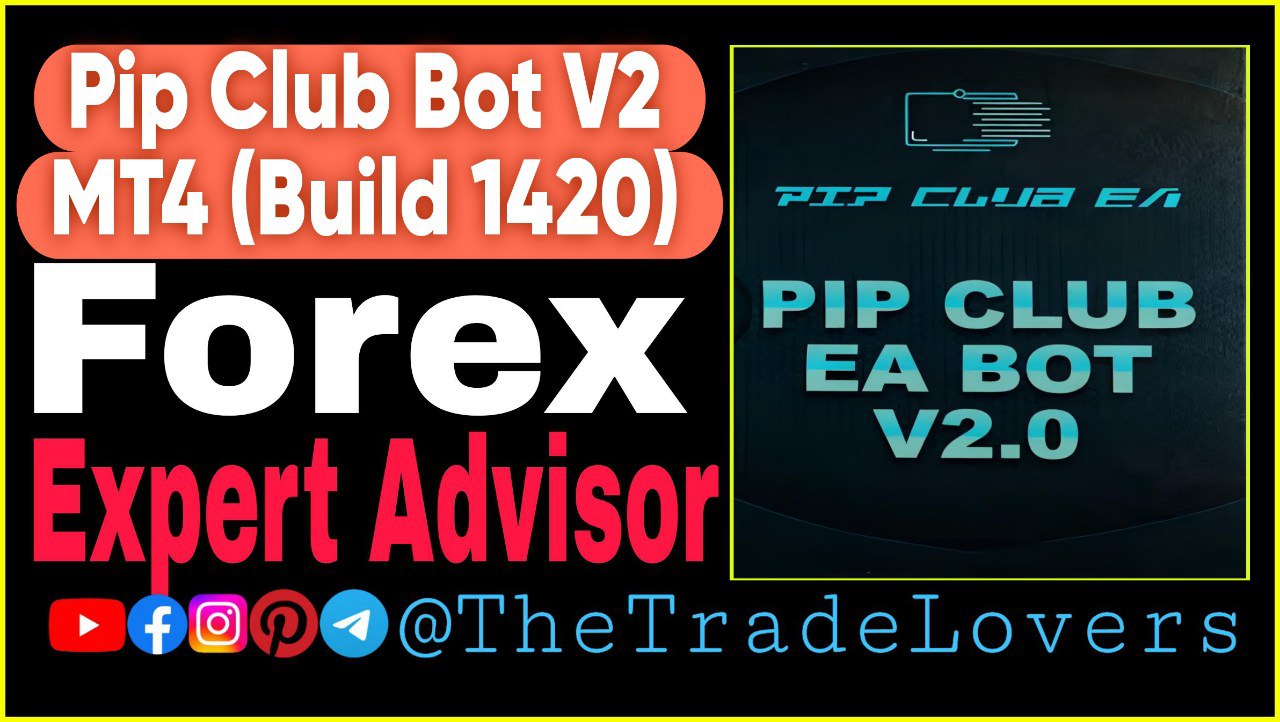 PIP CLUB EA BOT MT4 with SetFiles (Platform Build 1420) | Forex Robot | MT4 Expert Advisor - Payhip