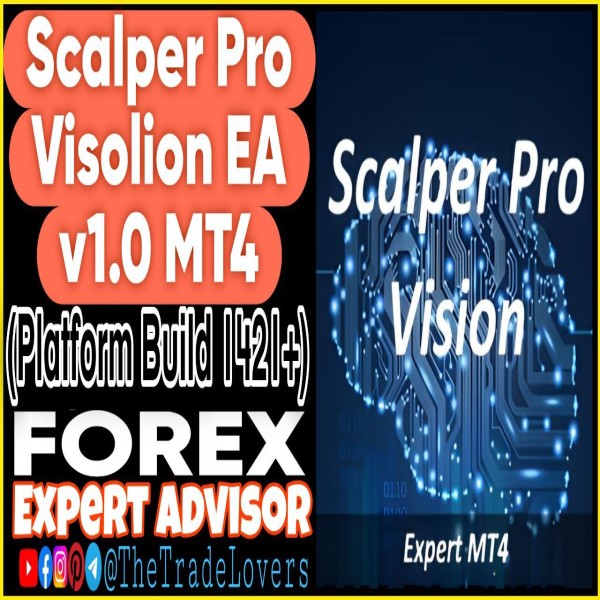 Scalper Pro Vision EA V1.0 MT4 (Works on Build 1421+) | Forex Robot | MT4 Expert Advisor - The Trade Lovers