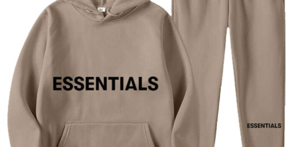 Brown Essentials Tracksuit