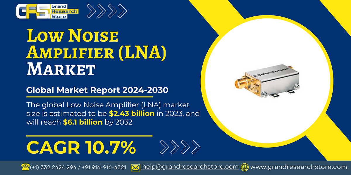 Low Noise Amplifier (LNA) Market by Player, Region, Type, Application and Sales Channel 2024–2030 | by Naikdipti | Sep, 2024 | Medium