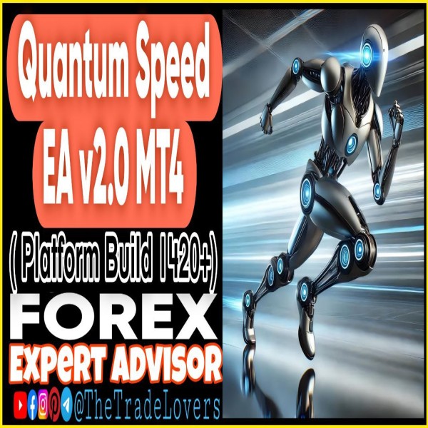 Quantum Speed v2.0 EA MT4 (Works on Build 1421+) | Forex Robot | MT4 Expert Advisor - The Trade Lovers