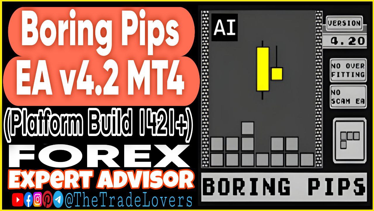 Boring Pips EA V4.2 MT4 (Works on Build 1421 ) | Forex Robot | MT4 Expert Advisor - Payhip