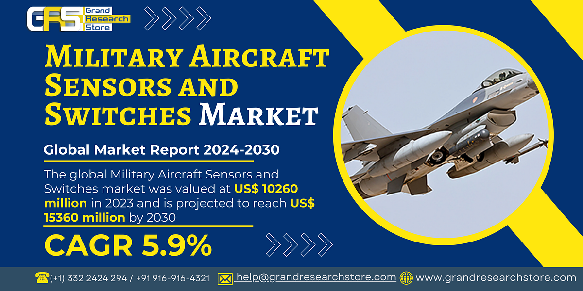 Military Aircraft Sensors and Switches Market, Global Outlook and Forecast 2024–2030 | by Naikdipti | Sep, 2024 | Medium