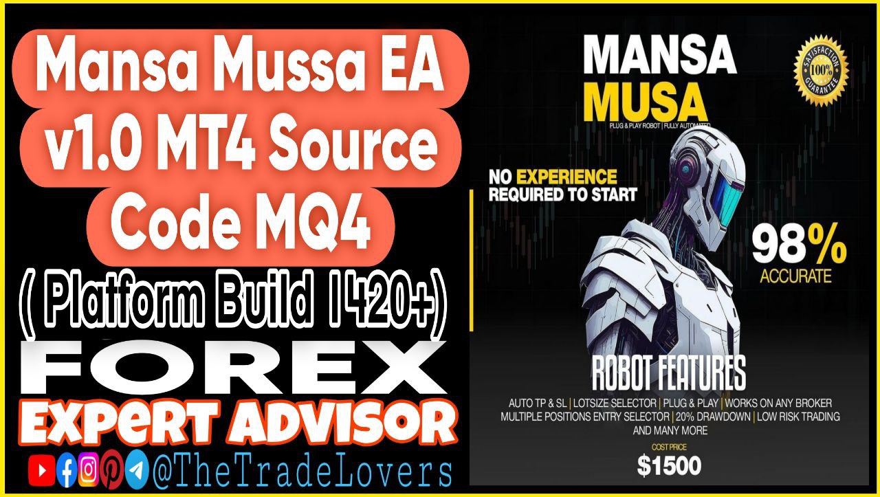 Mansa Mussa EA V1.0 MT4 (Works on Build 1420 ) | Forex Robot | MT4 Expert Advisor - Payhip