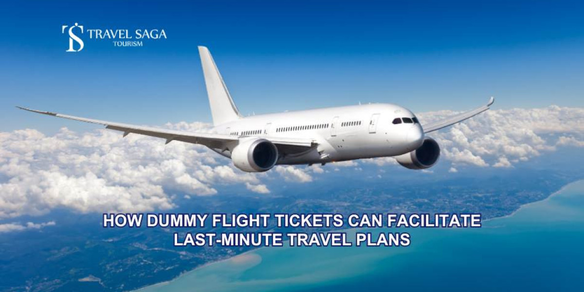 How Dummy Flight Tickets Can Facilitate Last-Minute Travel Plans