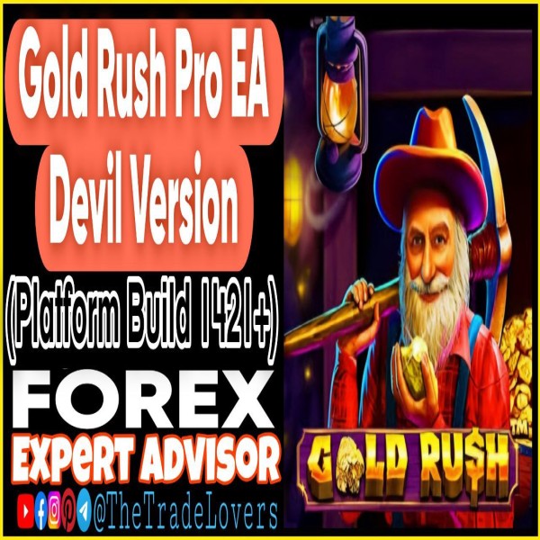 Gold Rush Pro Devil Version MT4-MT5 (Works on Build 1421+) | Forex Robot | Expert Advisor - The Trade Lovers