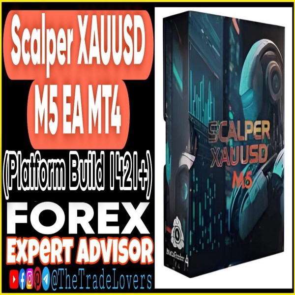 Scalper XAUUSD M5 EA MT4 (Works on Build 1421+) | Forex Robot | MT4 Expert Advisor - The Trade Lovers