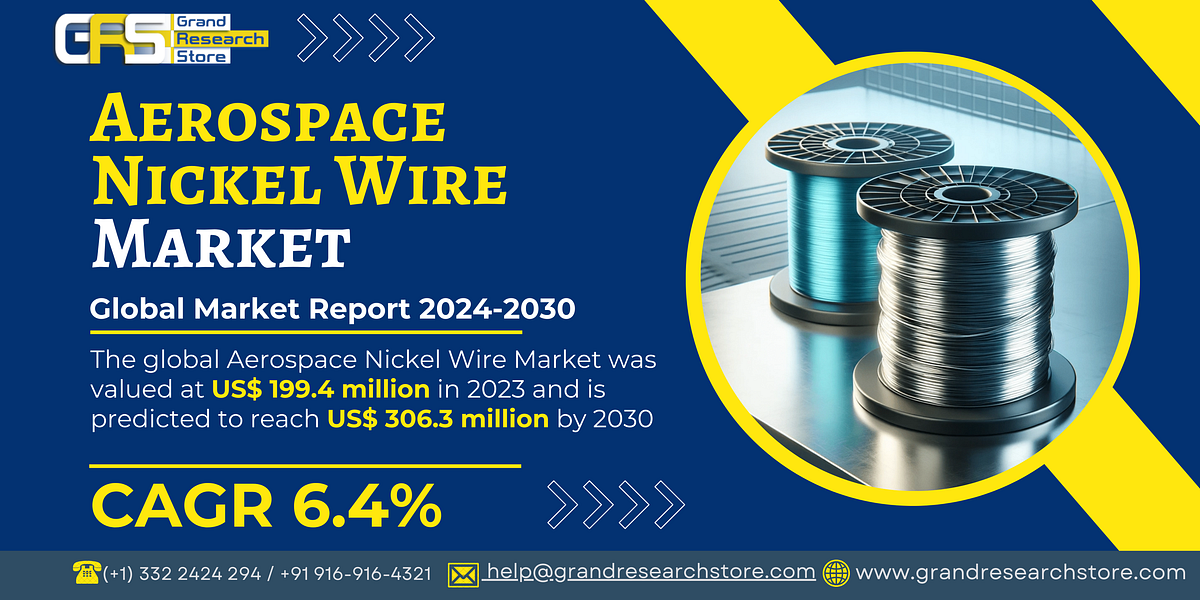 Aerospace Nickel Wire Market, Global Outlook and Forecast 2024–2030 | by Naikdipti | Sep, 2024 | Medium