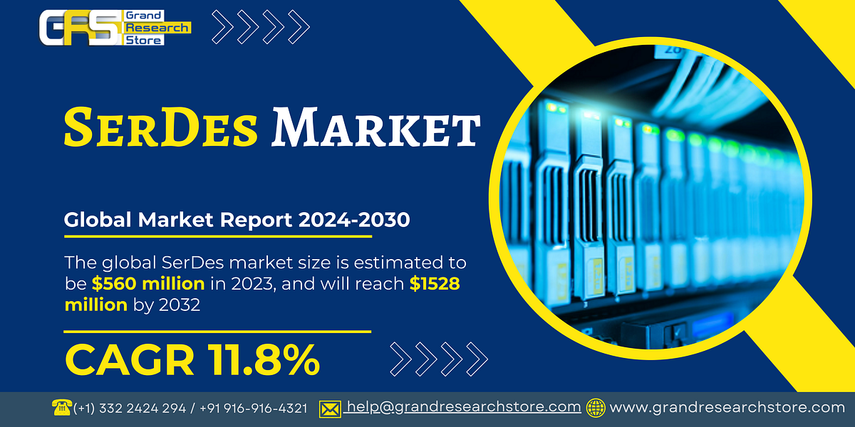 SerDes Market by Player, Region, Type, Application and Sales Channel 2024–2030 - Naikdipti - Medium