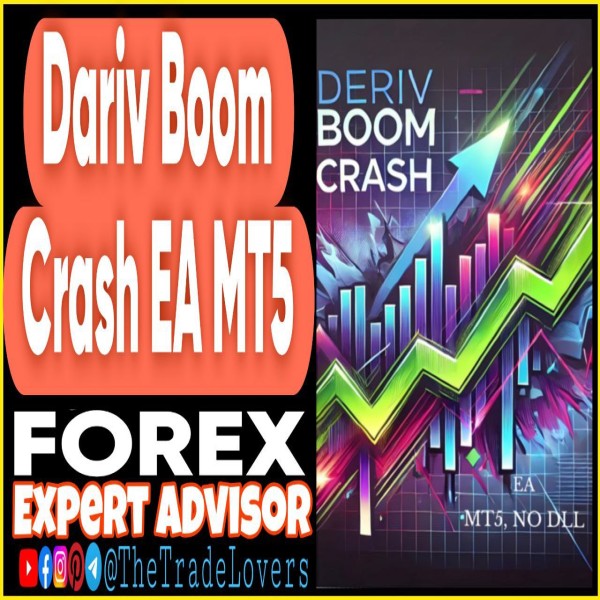Deriv Boom Crash EA v1.0 MT5 (Works on Build 4468+) | Forex Robot | MT5 Expert Advisor - The Trade Lovers