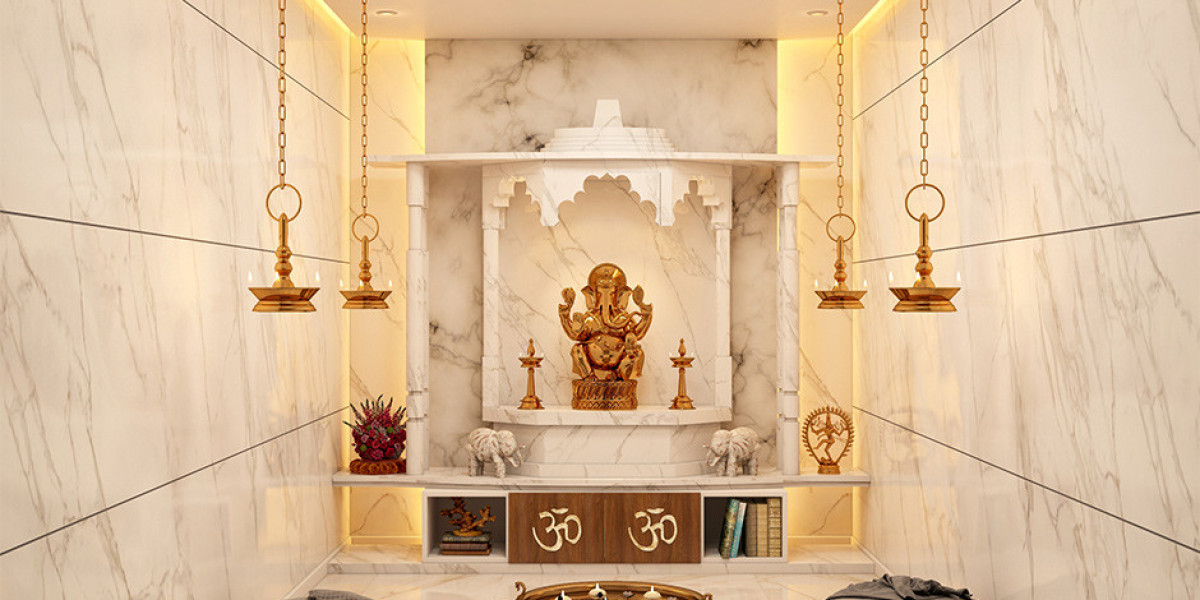 The Elegance of Corian Marble Mandir: A Perfect Blend of Tradition and Modernity