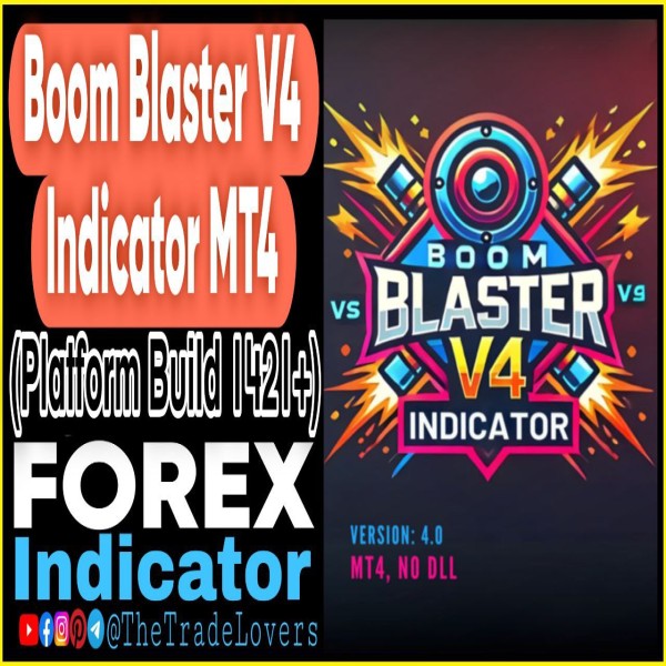 Boom Blaster V4 Indicator MT4 (Works on Build 1421+) | Forex MT4 Indicators - The Trade Lovers