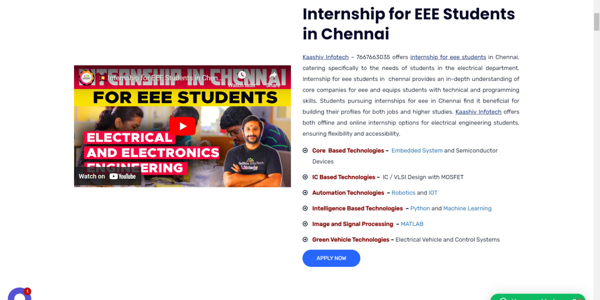 internship for eee students