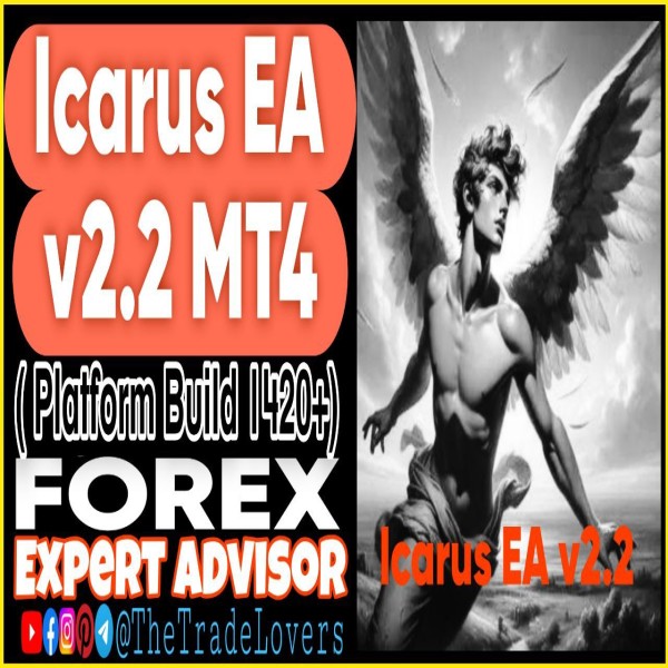 Icarus EA V2.2 MT4 (Works on Build 1421+) | Forex Robot | MT4 Expert Advisor - The Trade Lovers
