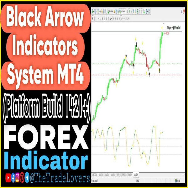 Black Arrow Indicator System MT4 (Works on Build 1421+) | Forex MT4 Indicators - The Trade Lovers