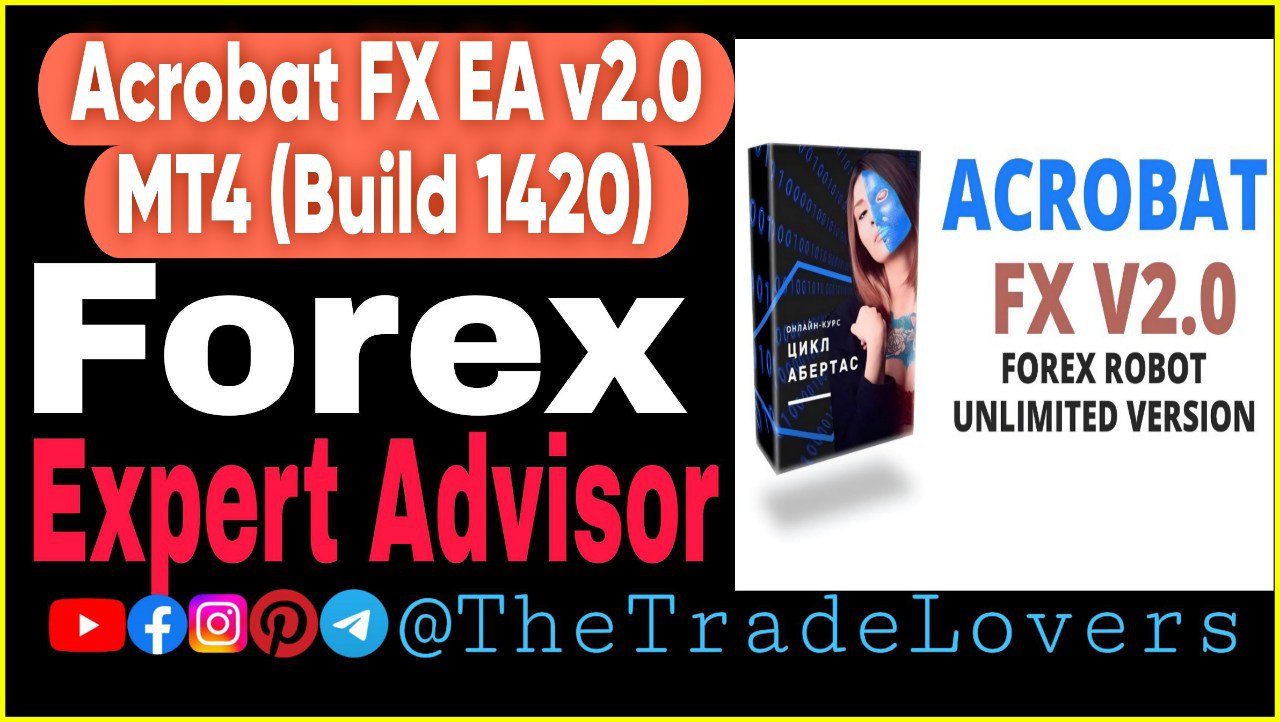 Acrobat FX v2 EA MT4 No DLL (Platform Build 1420) | Forex Robot | MT4 Expert Advisor - Payhip