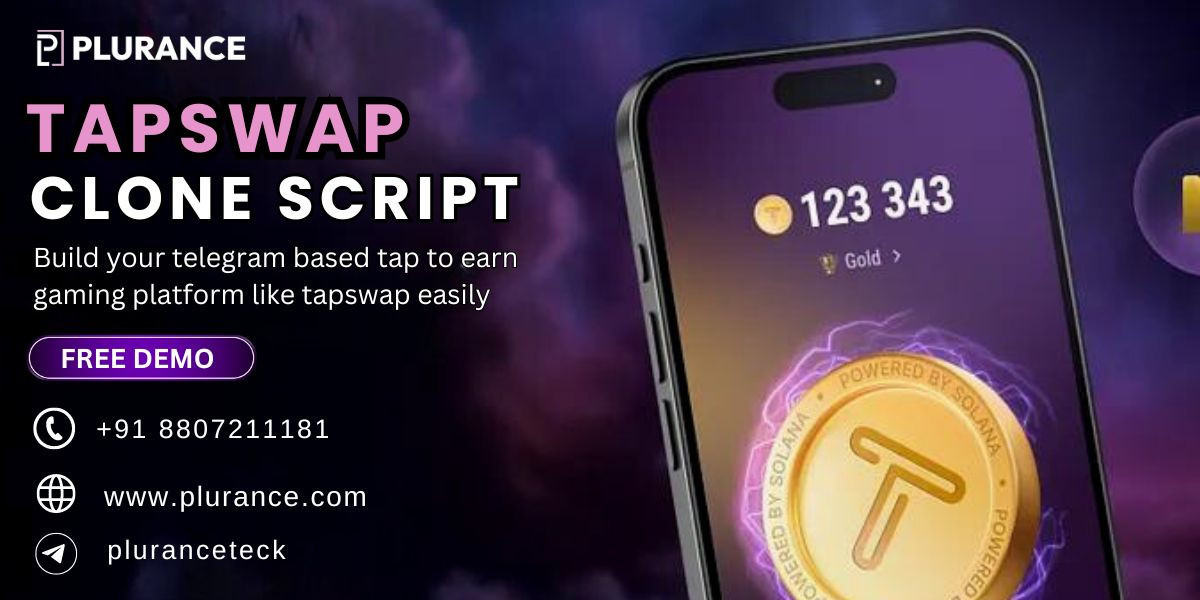 Build your telegram based  tap to earn gaming platform easily with tapswap clone script