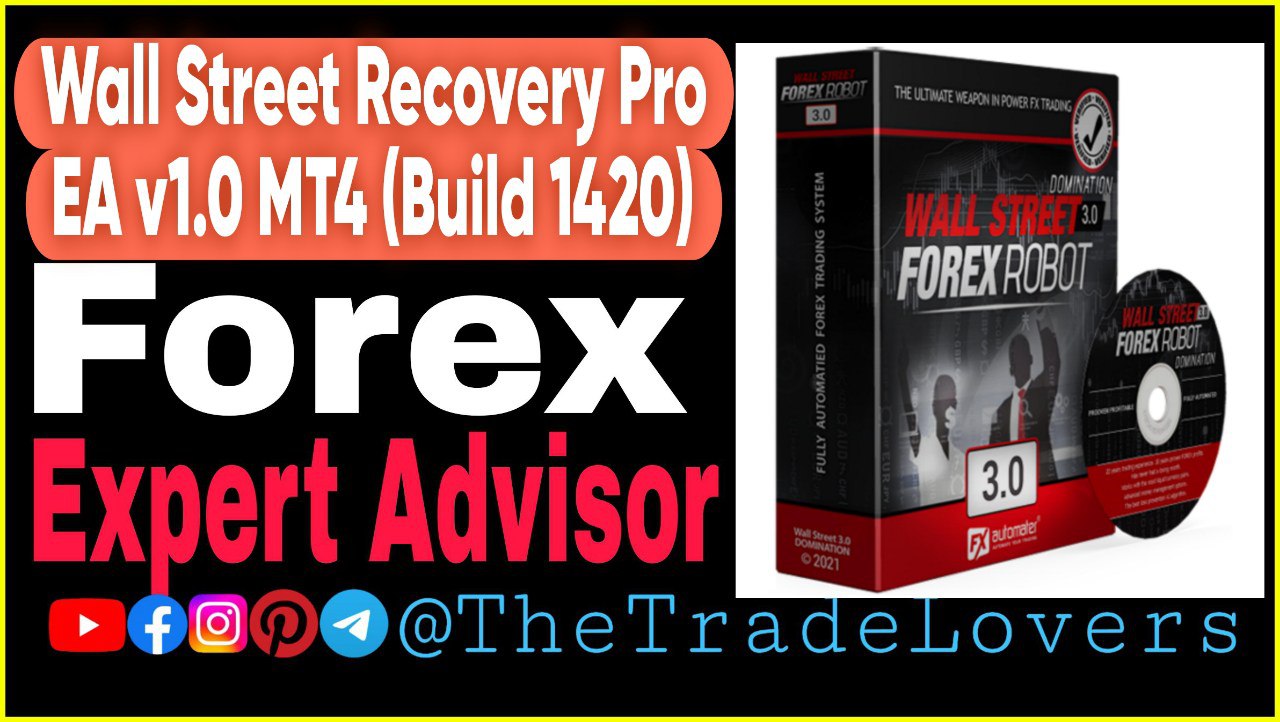 WallStreet Recovery Pro V1.0 EA MT4 (Work on Build 1420) | Forex Robot | MT4 Expert Advisor - Payhip