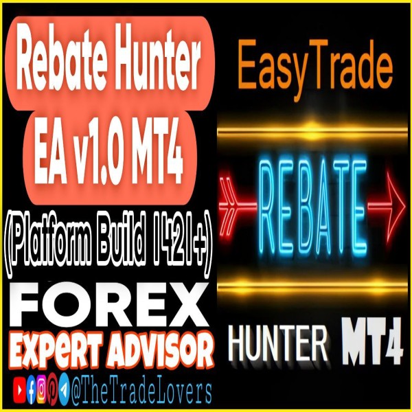 Rebate Hunter EA v1.0 MT4 (Works on Build 1421+) | Forex Robot | MT4 Expert Advisor - The Trade Lovers