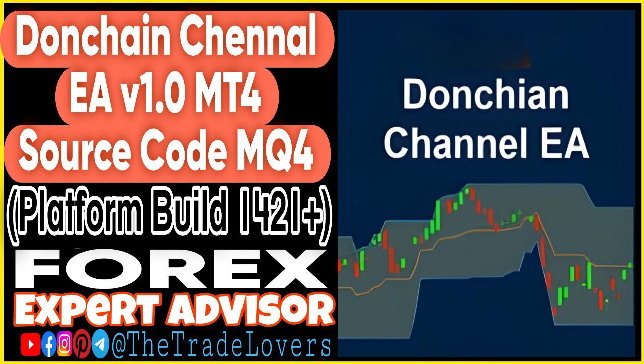 Donchian Channel EA v1.0 MT4 Source Code MQ4 (Works on Build 1421 ) | Forex Robot | MT4 Expert Advisor - Payhip