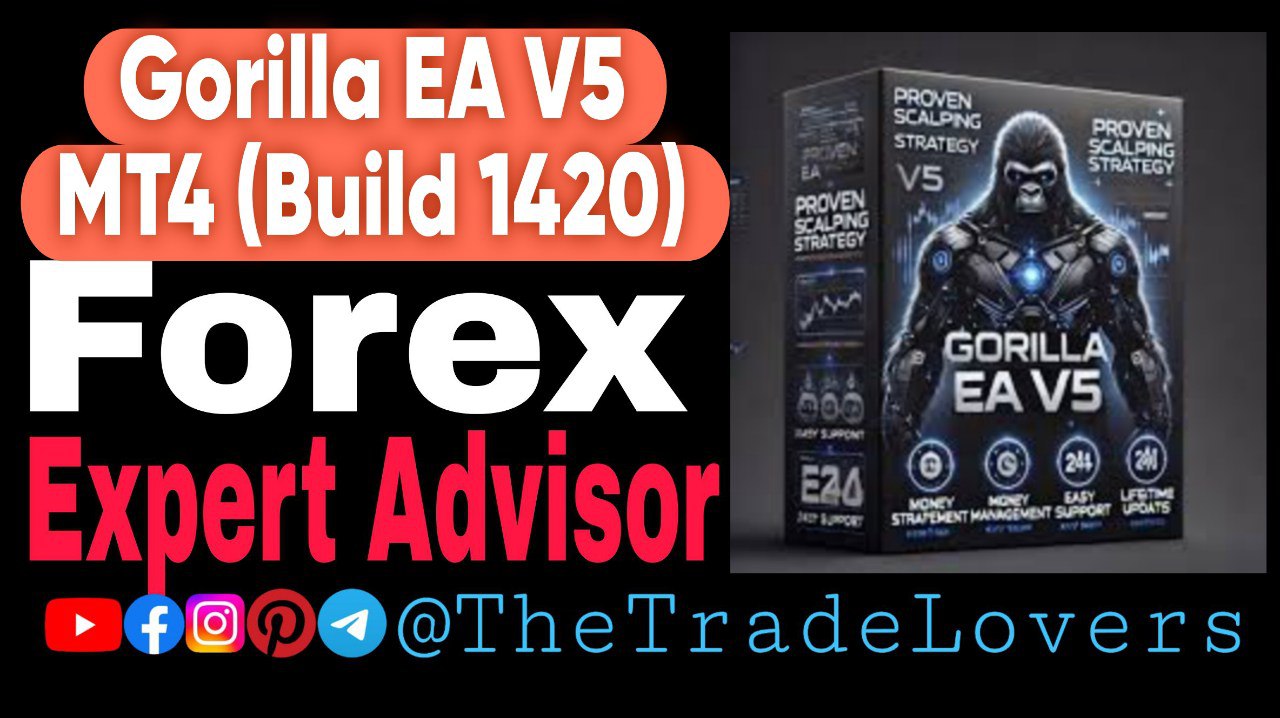 Gorilla EA V5 MT4 No DLL (Work on Build 1420) | Forex Robot | MT4 Expert Advisor - Payhip