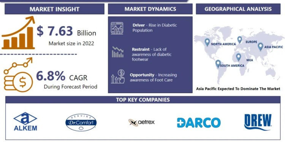 Diabetic Footwear Market to Witness Huge Growth by 2032| DARCO International Inc. (US), Dr. Comfort LLC (US), Dr. Zen In
