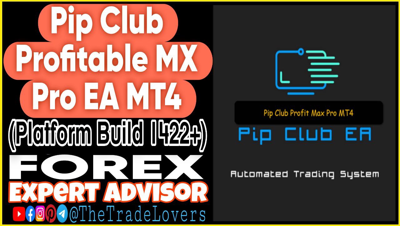 Pip Club Profit Max Pro MT4 (Works on Build 1422 ) | Forex Robot | MT4 Expert Advisor - Payhip