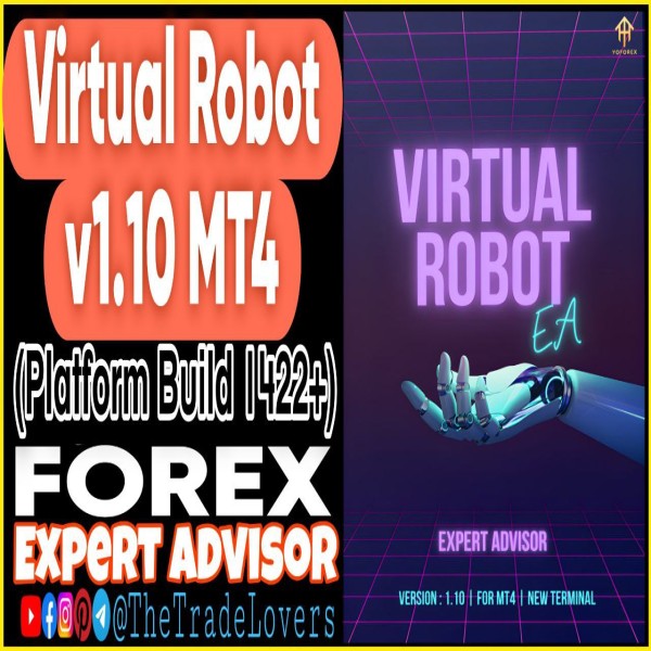 Virtual Robot V1.10 MT4 (Works on Build 1422+) | Forex Robot | MT4 Expert Advisor - The Trade Lovers