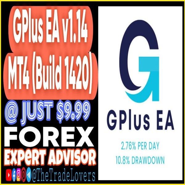 GPlus EA V1.14 MT4 (Works on Build 1421+) | Forex Robot | MT4 Expert Advisor - The Trade Lovers