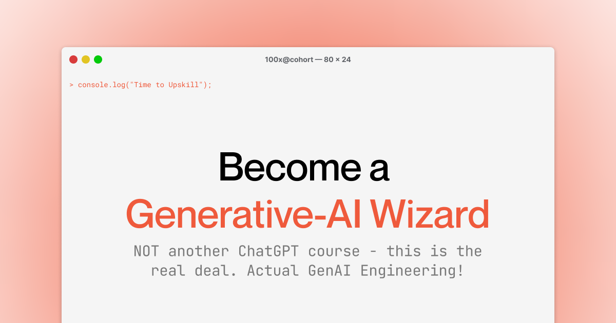 Complete Generative AI Course