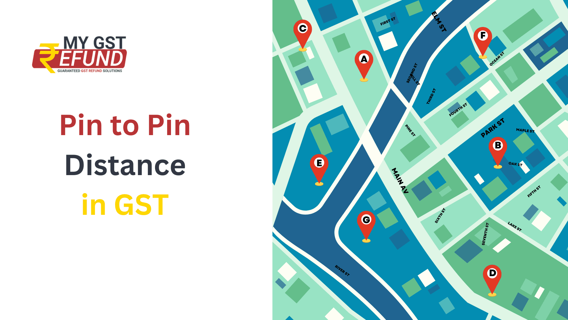 Pin to Pin Distance in GST | GST Refund Services | MYGSTRefund