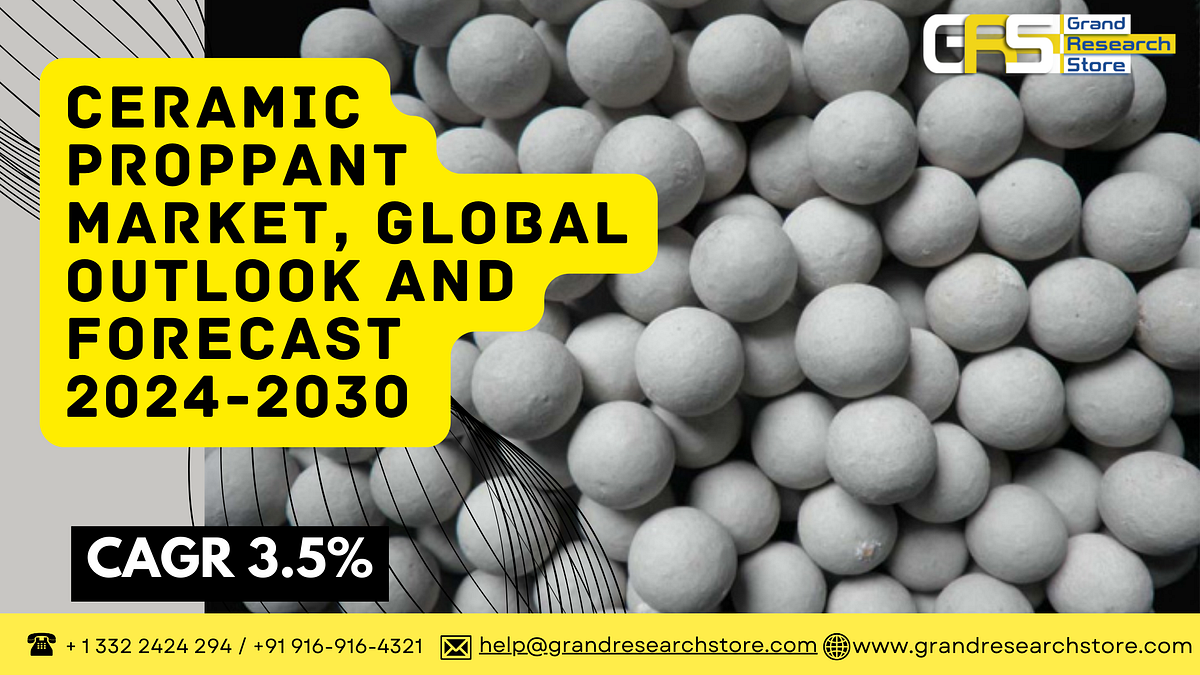 Ceramic Proppant Market, Global Outlook and Forecast 2024–2030 - Naikdipti - Medium