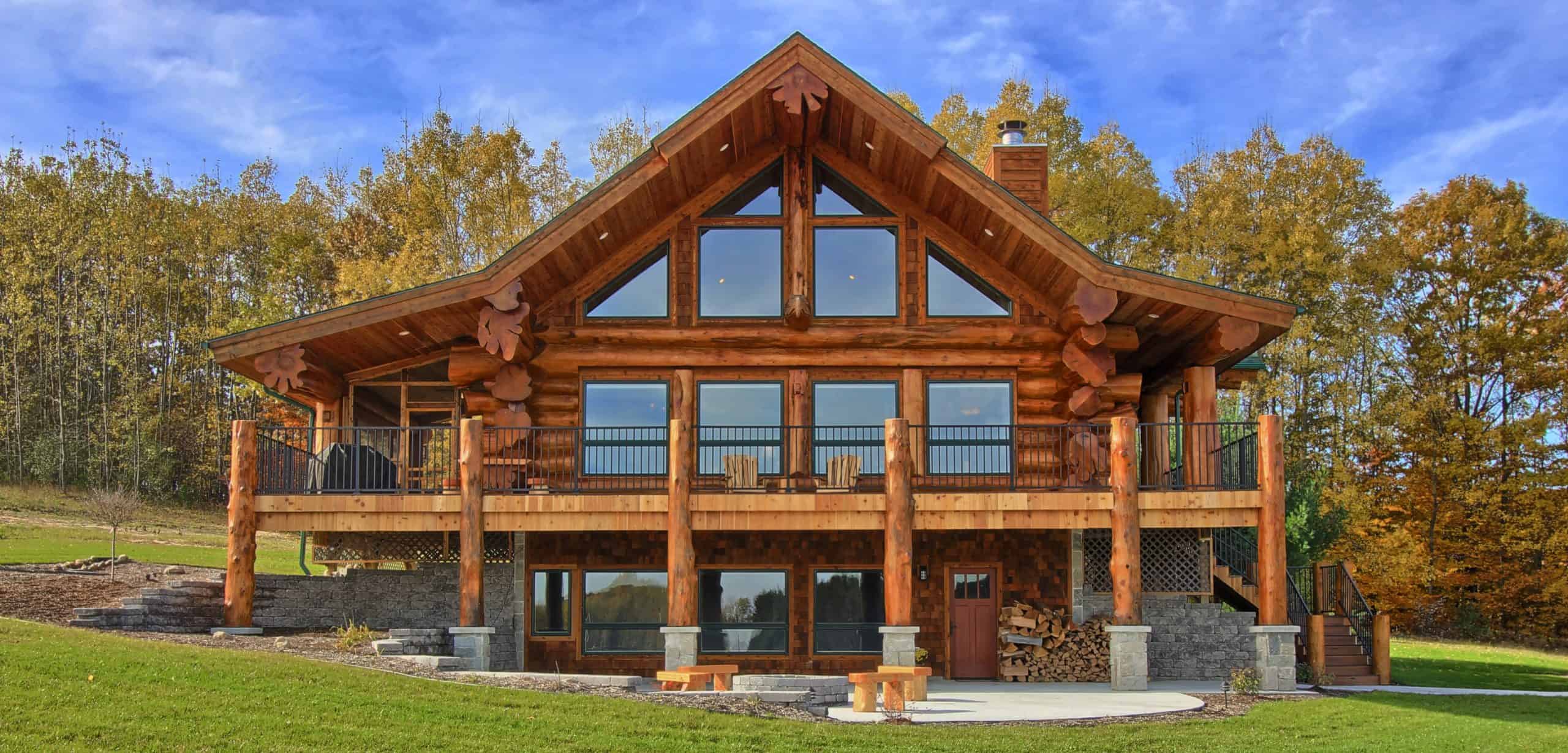 Custom Log Homes Picture Gallery | Log Cabin Homes Pictures | BC, Canada