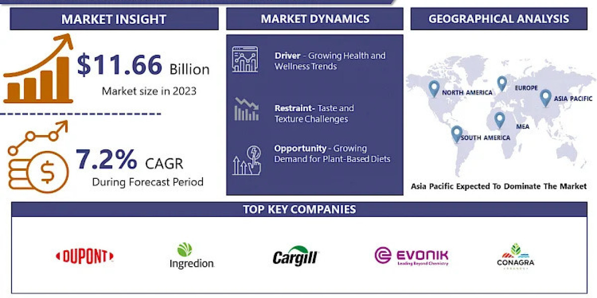 Global Vegetable Protein Market CAGR Of 7.2%, Business Developments And Demand Forecast 2032