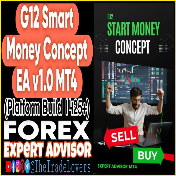 G12 Smart Money Concept EA v1.0 MT4 (Works on Build 1425+) | Forex Robot | MT4 Expert Advisor - The Trade Lovers