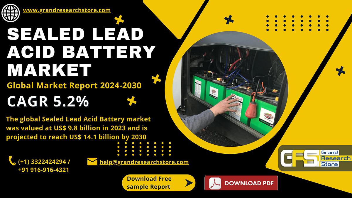 Sealed Lead Acid Battery Market, Global Outlook and Forecast 2024–2030 - Naikdipti - Medium