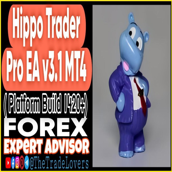 Hippo Trader Pro EA v3.1 MT4 (Works on Build 1421+) | Forex Robot | MT4 Expert Advisor - The Trade Lovers