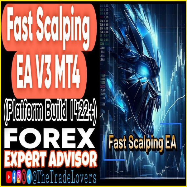 Fast Scalping EA V3 MT4 (Works on Build 1422+) | Forex Robot | MT4 Expert Advisor - The Trade Lovers