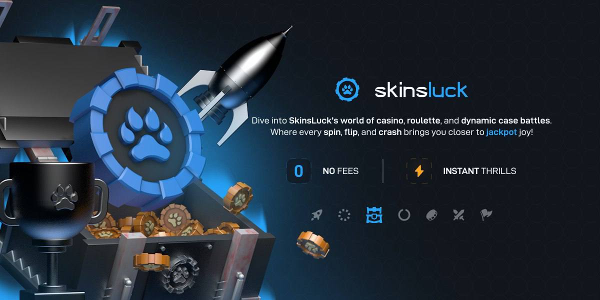 SkinsLuck: Crypto Casino & Case Opening - CS2 Skin Gambling
