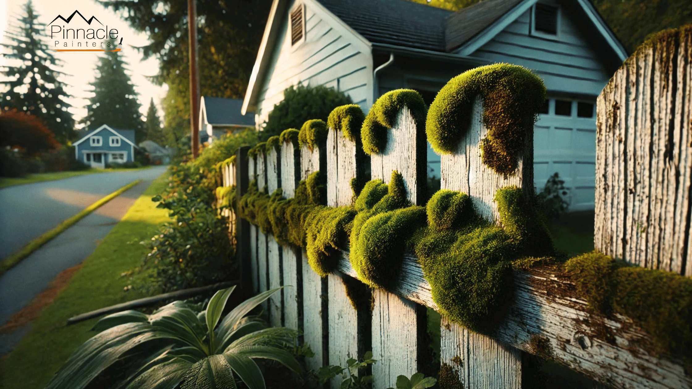 How to Remove Moss from Fence Before Painting | PA Pinnacle Painters