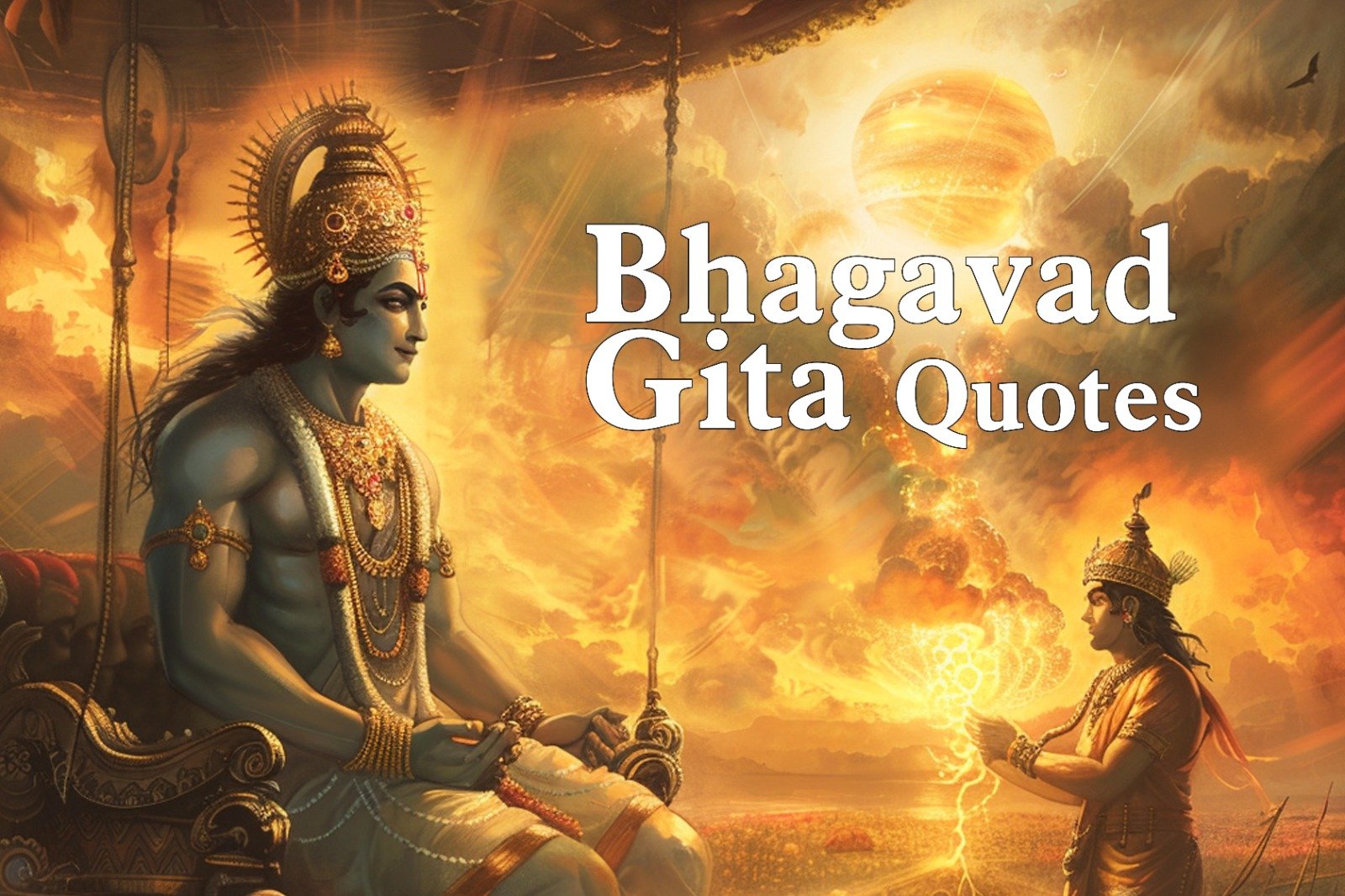 30+ Bhagavad Gita Quotes In English | HiddenMantra