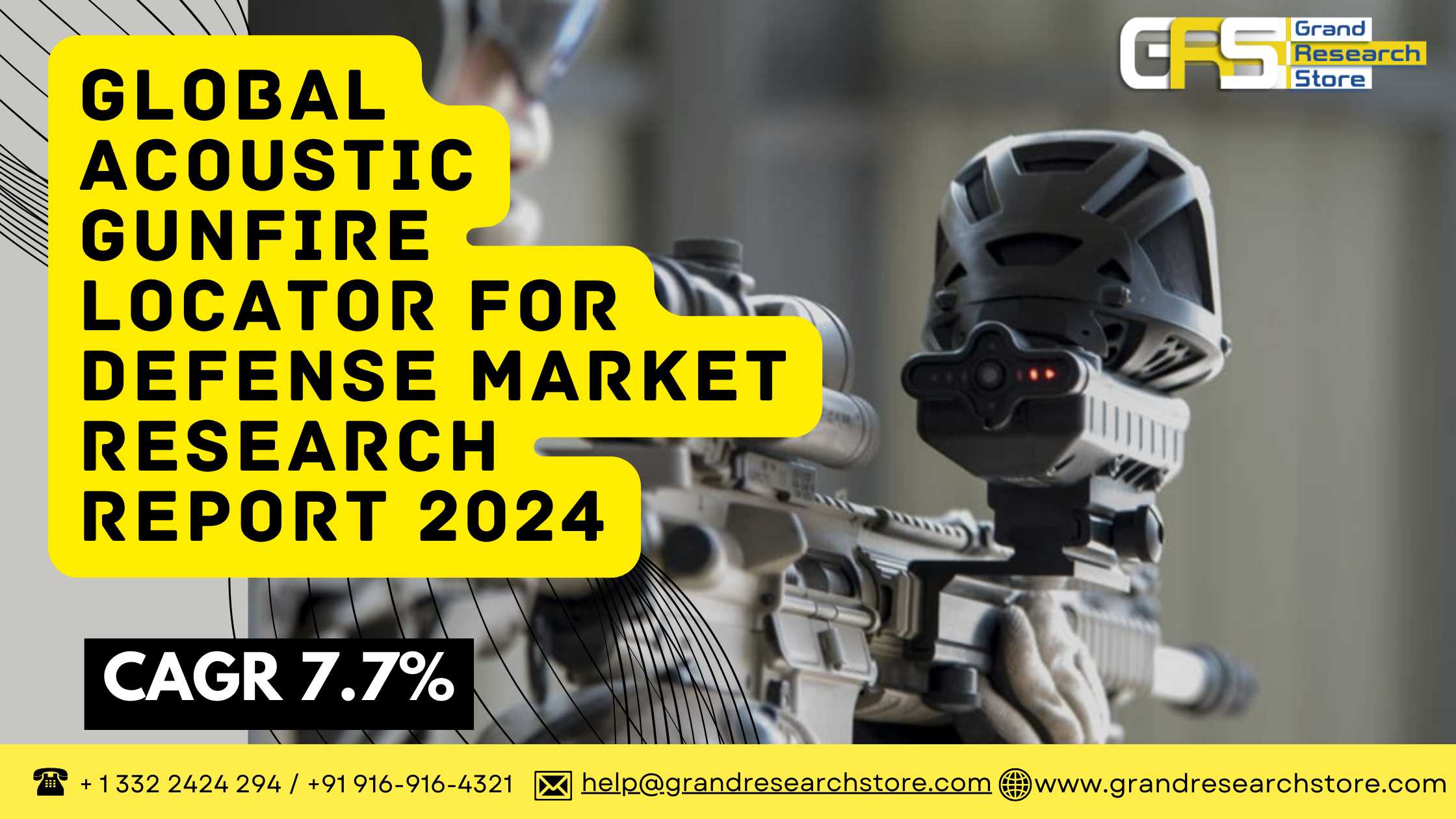 Global Acoustic Gunfire Locator for Defense Market..