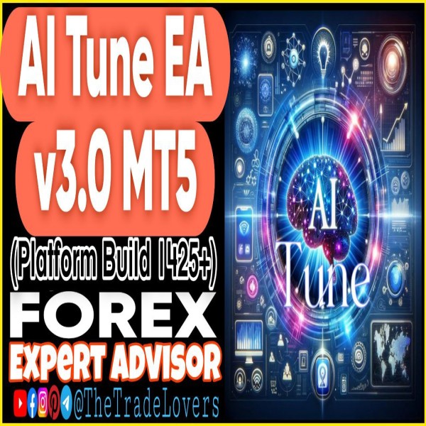 AI Tune EA v3.0 MT5 (Works on Build 4620+) | Forex Robot | MT5 Expert Advisor - The Trade Lovers