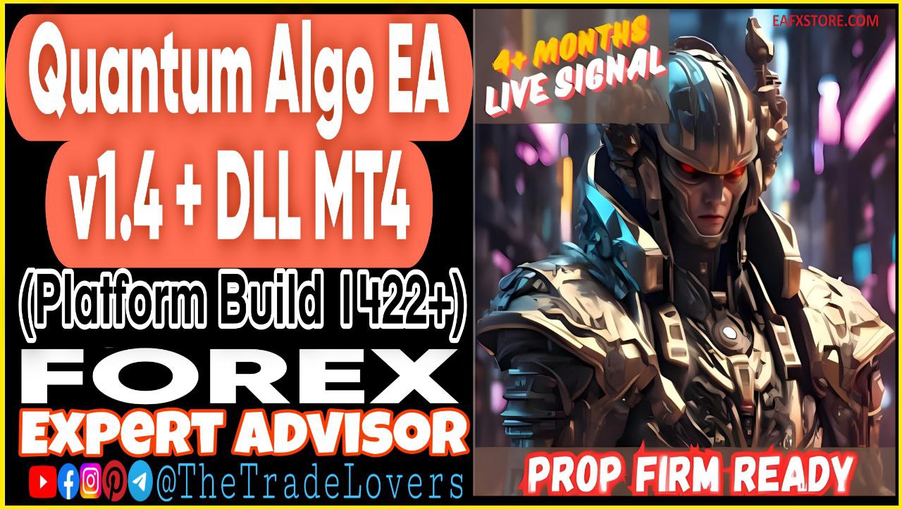 Quantum Algo EA V1.4 MT4 DLL (Works on Build 1422 ) | Forex Robot | MT4 Expert Advisor - Payhip