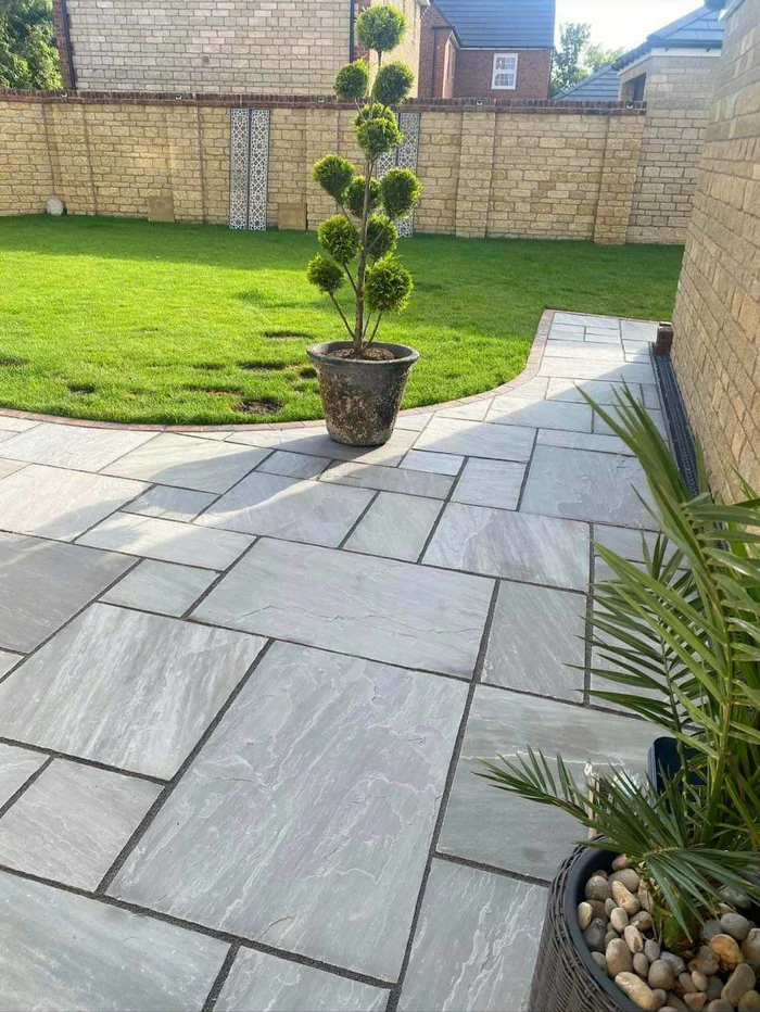 Premium Grey Sandstone Paving Slabs for Your Garden