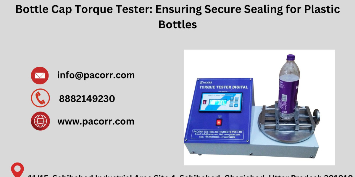 Pacorr's Bottle Cap Torque Tester: A Comprehensive Tool for Measuring and Controlling Torque in the Plastic Bottle 